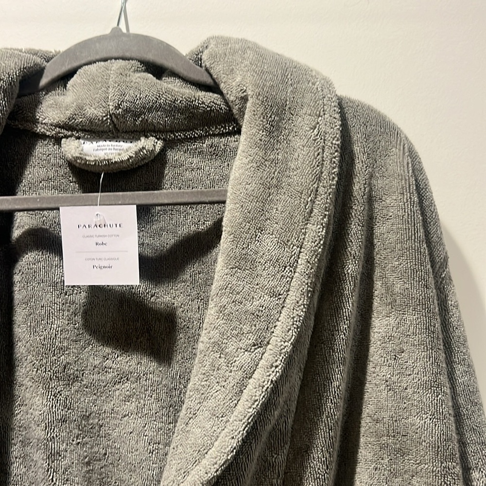 Parachute Turkish Cotton Robe - olive - Picture 10 of 10